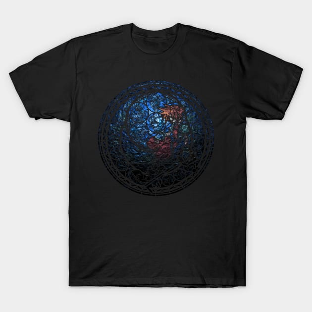 Blue Glass Heartless T-Shirt by Biron